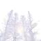 24" Pre-Lit Sparkle White Spruce Artificial Christmas Wreath, Warm White LED Lights
